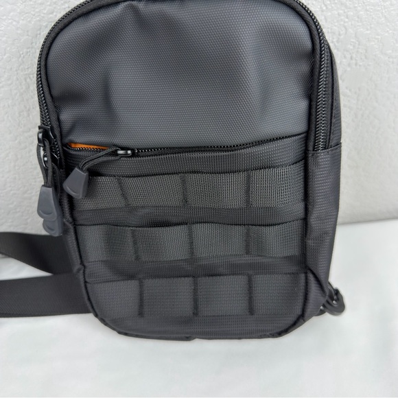 NWOT Black Sling Bag Men Women, Tactical Inspired Waterproof Utility EDC Travel - Picture 7 of 11